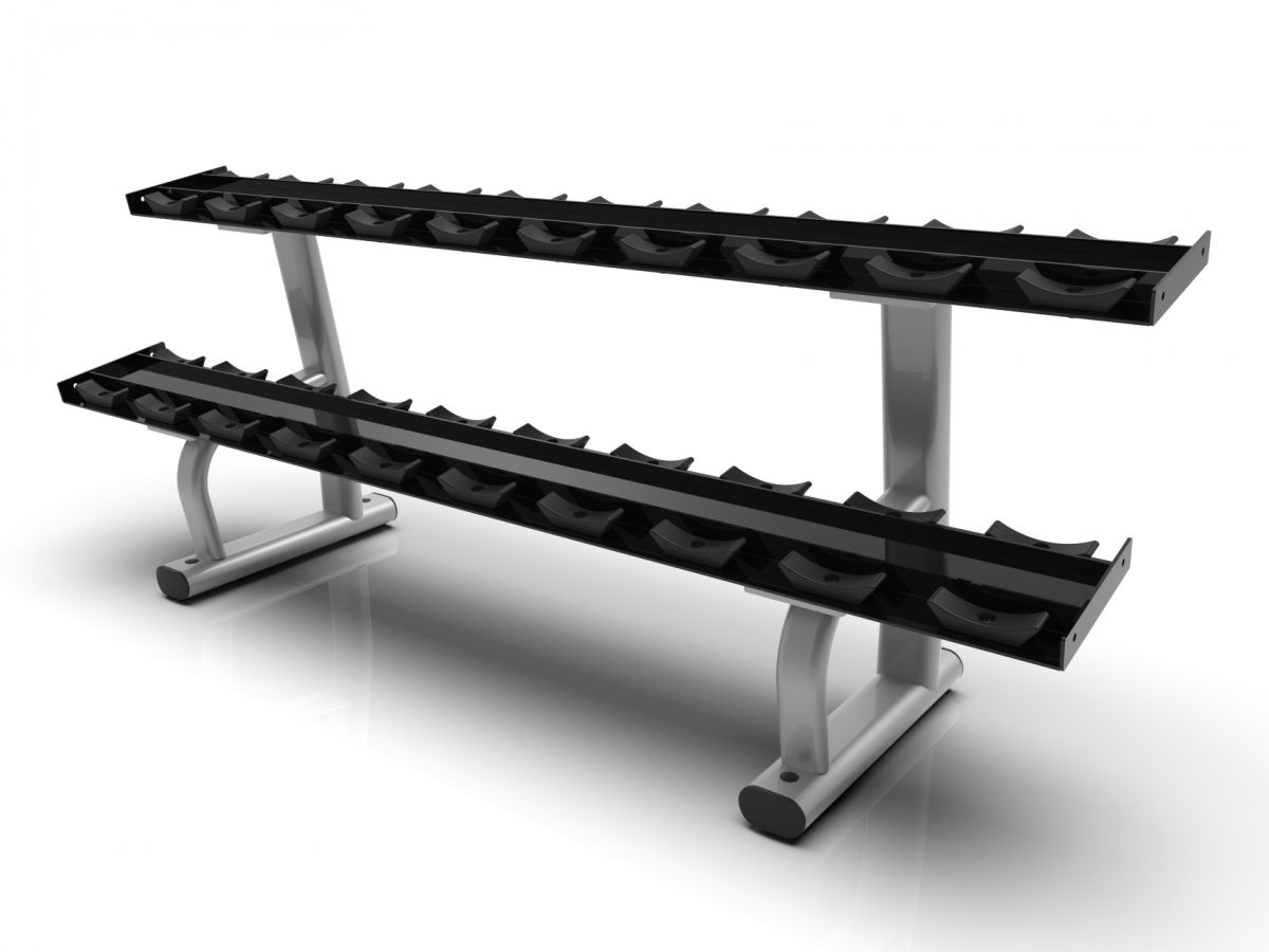 Two-Tier Dumbbell Rack